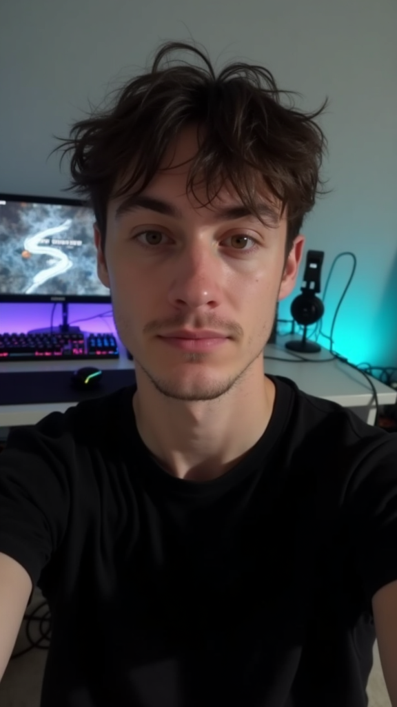 An AI-generated synthetic face