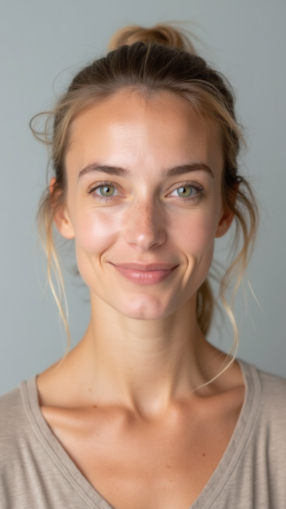 An AI-generated synthetic face